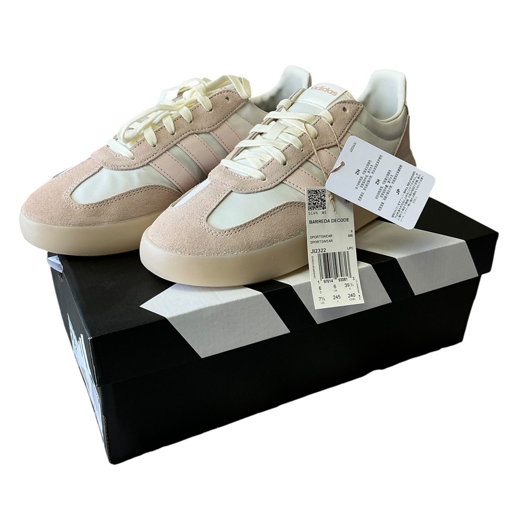 Adidas Barreda Decode Women’s Sneakers | Size 7.5 | Beige Cream | NWT